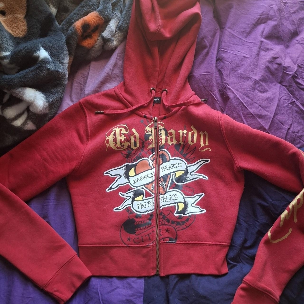 Red Ed Hardy Tracksuit